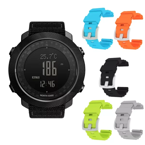 NORTH EDGE APACHE 3 Sport Digital Watch | Military Army Style | Altimeter, Barometer, Compass, Waterproof 50m - Image 20