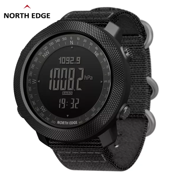 NORTH EDGE APACHE 3 Sport Digital Watch | Military Army Style | Altimeter, Barometer, Compass, Waterproof 50m