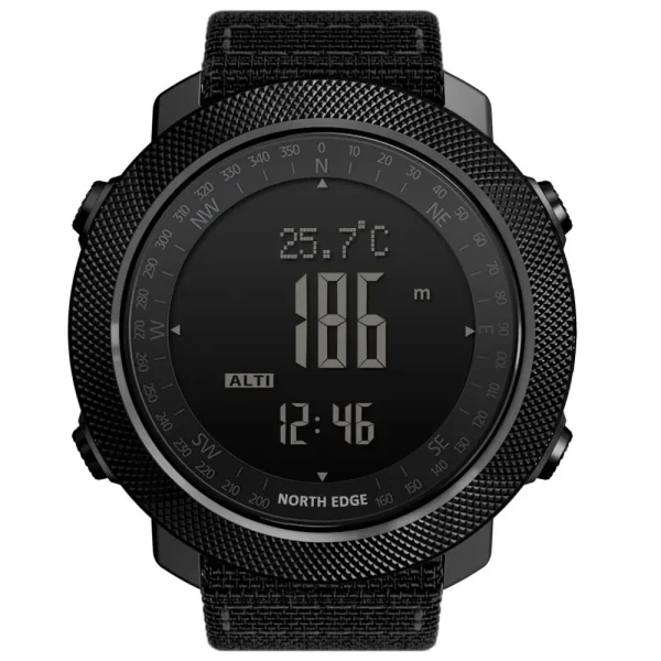 NORTH EDGE APACHE 3 Sport Digital Watch | Military Army Style | Altimeter, Barometer, Compass, Waterproof 50m - Image 2