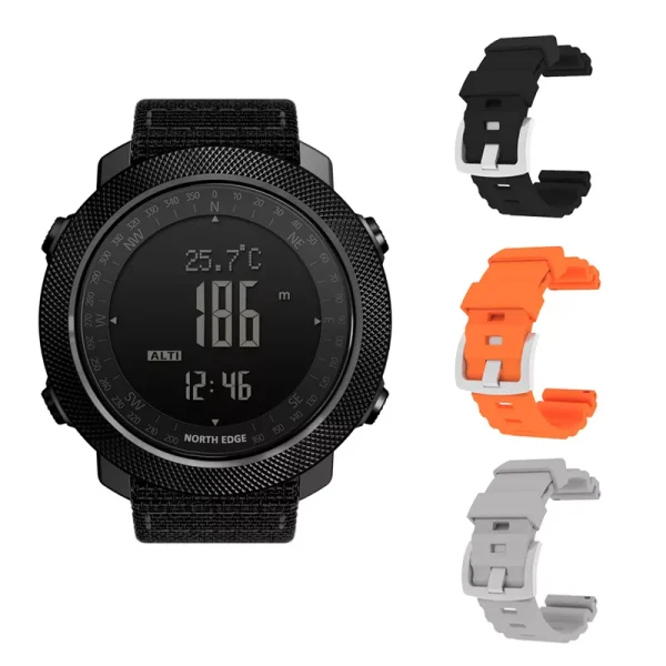 NORTH EDGE APACHE 3 Sport Digital Watch | Military Army Style | Altimeter, Barometer, Compass, Waterproof 50m - Image 18