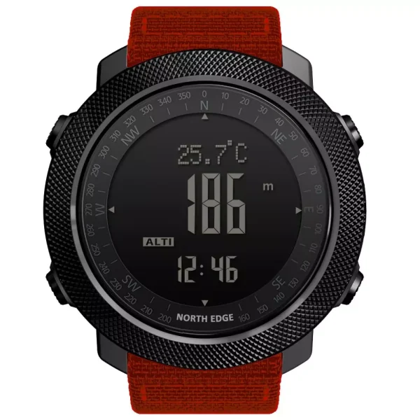 NORTH EDGE APACHE 3 Sport Digital Watch | Military Army Style | Altimeter, Barometer, Compass, Waterproof 50m - Image 6