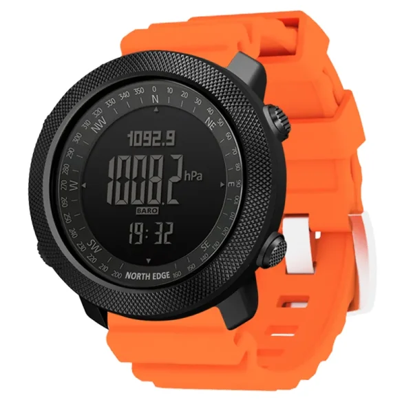 NORTH EDGE APACHE 3 Sport Digital Watch | Military Army Style | Altimeter, Barometer, Compass, Waterproof 50m - Image 10