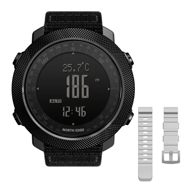 NORTH EDGE APACHE 3 Sport Digital Watch | Military Army Style | Altimeter, Barometer, Compass, Waterproof 50m - Image 15