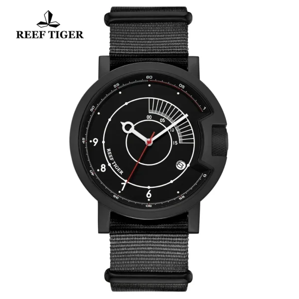 Reef Tiger Men's Sport Watch | Waterproof Automatic Military Timepiece RGA9035