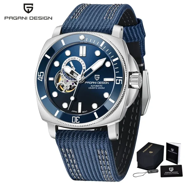 PAGANI DESIGN Sports Men's Mechanical Watch | Fashion Sapphire | 200M Waterproof