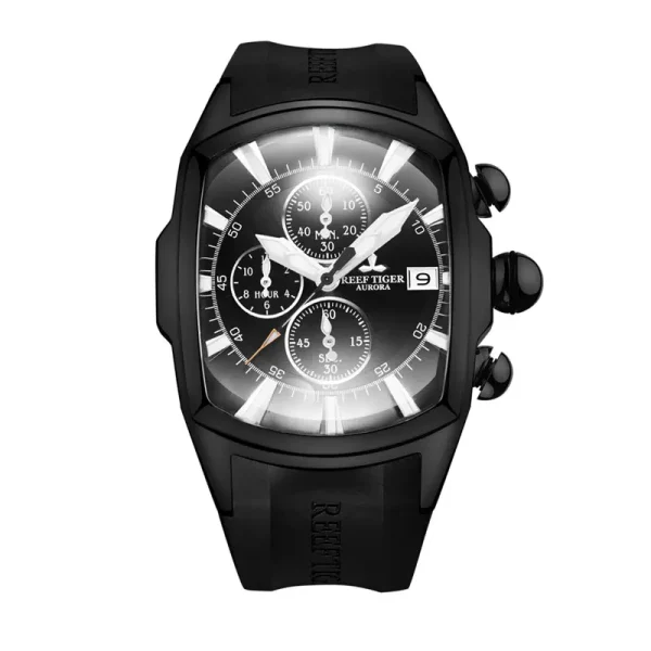 Reef Tiger/RT Tank Men's Luxury Sport Watch | Stainless Steel Rubber Strap - RGA3069-T - Image 13