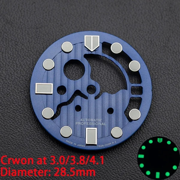 GlowMaster Customizable Luminous Watch Dial for Seiko SKX Series - Image 17