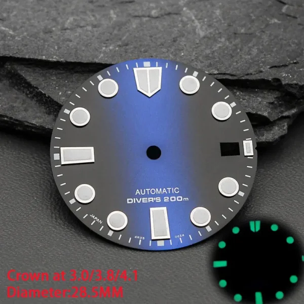 GlowMaster Customizable Luminous Watch Dial for Seiko SKX Series - Image 13