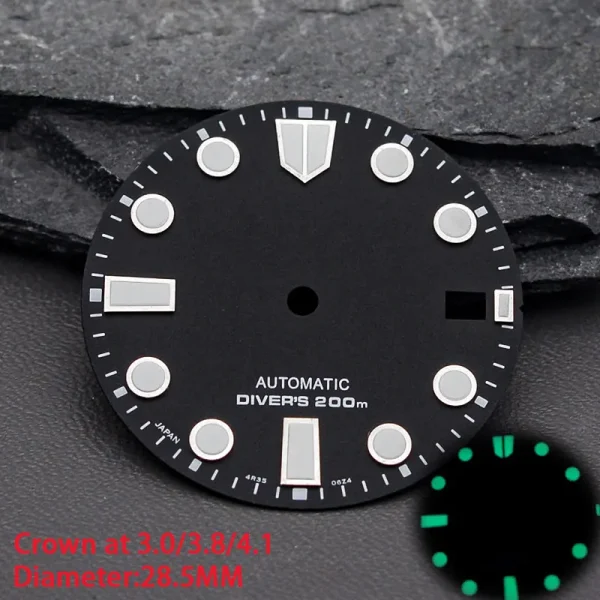 GlowMaster Customizable Luminous Watch Dial for Seiko SKX Series - Image 15